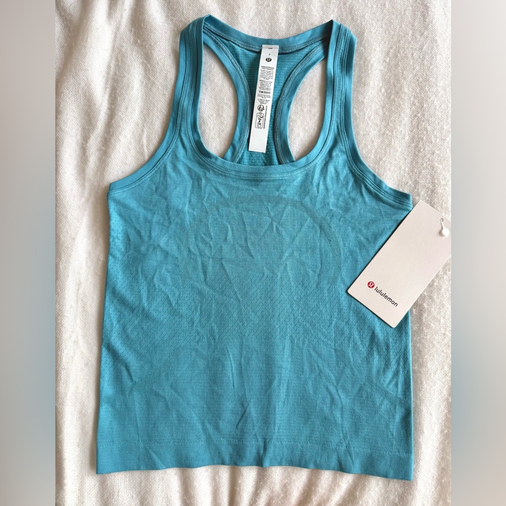 Lululemon Washed Blue Swiftly Tech Racerback Tank 2.0